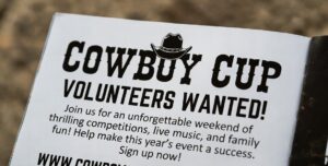 Cowboy Cup Volunteers Needed | Join the Herbage Magazine Crew
